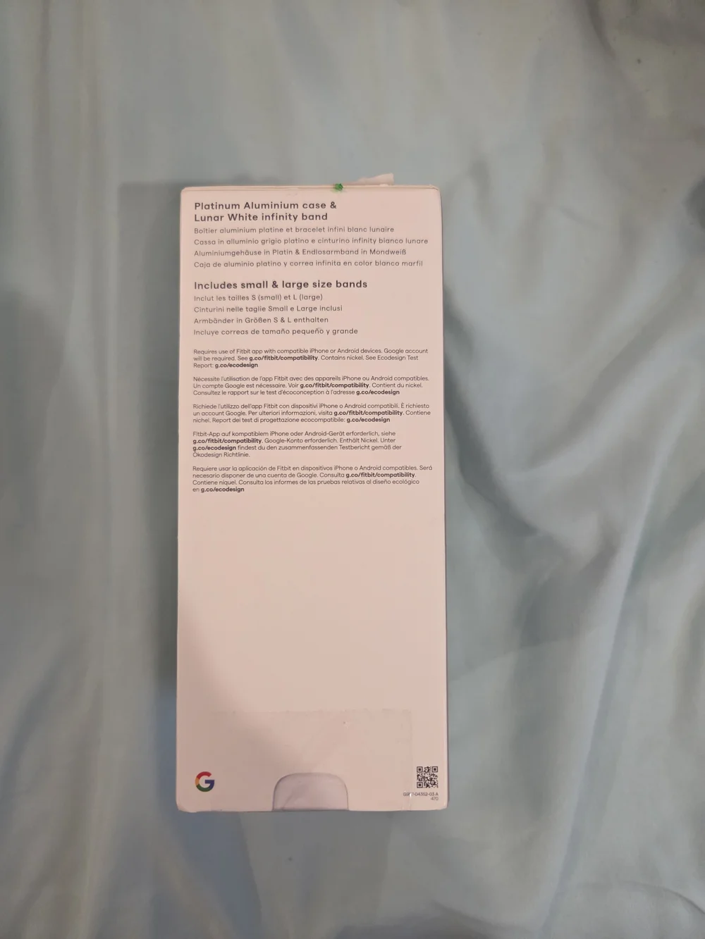 fitbit Sense 2 Pink Smartwatch with Light Pink Band
